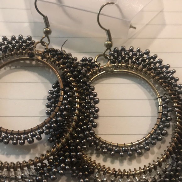 With tag Boho pierced earrings - Picture 5 of 6